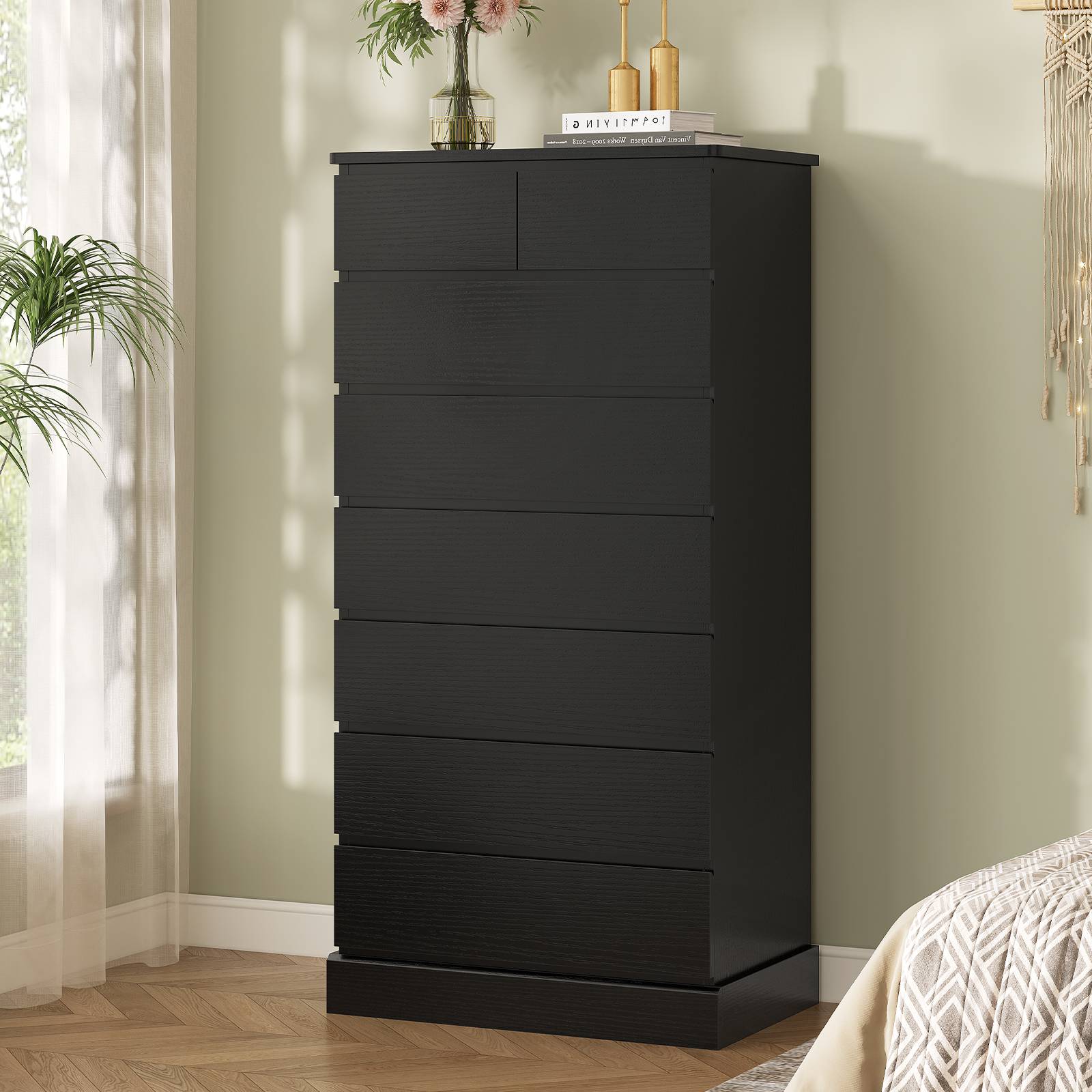 white christmas dresses DCF Roughsawn 9-Drawer Tall Dresser main image 1