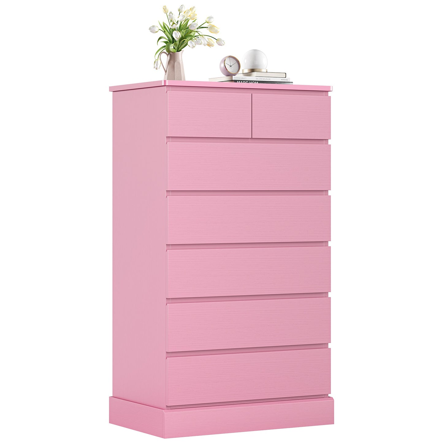 Hasuit | 51.8 Inch Tall Dresser with 7 Drawers High Chest of Drawers Storage Organizer for Closet Modern Taller Clothes Storage Tower
