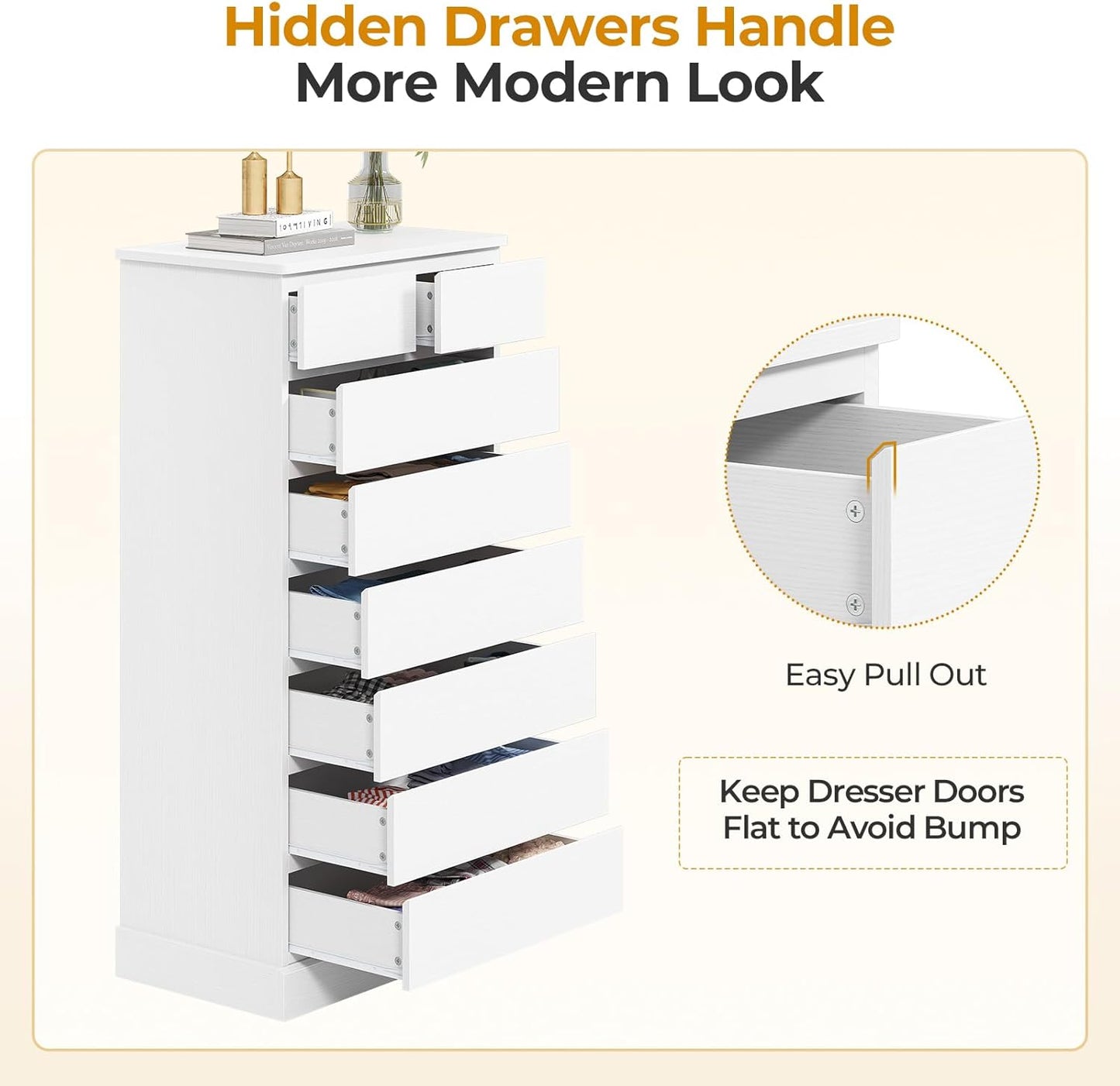 Hasuit 8 Dresser for Bedroom