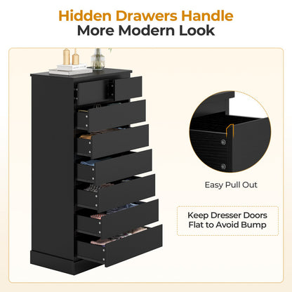 Hasuit | 59.6 Inch Tall Dresser 8 Drawer Modern Chest Drawers Taller Closet Organizer with Storage for Clothes