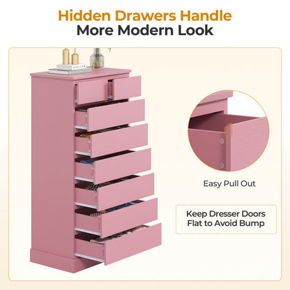 Hasuit | 59.6 Inch Tall Dresser 8 Drawer Modern Chest Drawers Taller Closet Organizer with Storage for Clothes