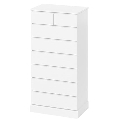 Hasuit | 59.6 Inch Tall Dresser 8 Drawer Modern Chest Drawers Taller Closet Organizer with Storage for Clothes