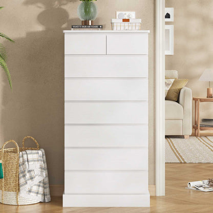 Hasuit | 59.6 Inch Tall Dresser 8 Drawer Modern Chest Drawers Taller Closet Organizer with Storage for Clothes