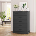 Hasuit | 27.6 Inch Dresser for Bedroom 6 Drawers Dresser Wood Storage Tower Clothes Organizer for Bedroom Hallway Entryway