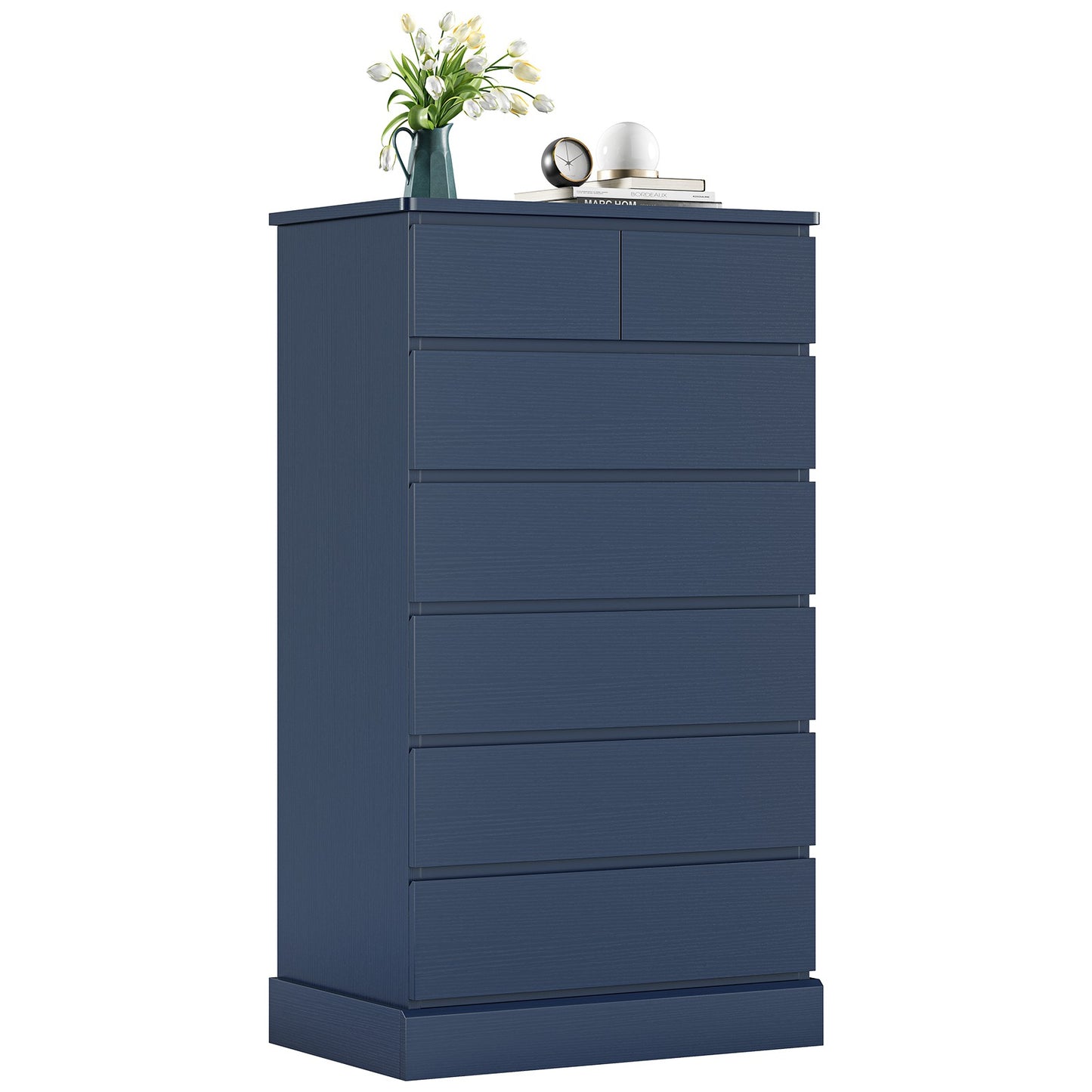 Hasuit | 51.8 Inch Tall Dresser with 7 Drawers High Chest of Drawers Storage Organizer for Closet Modern Taller Clothes Storage Tower