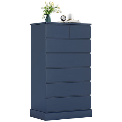 Hasuit | 51.8 Inch Tall Dresser with 7 Drawers High Chest of Drawers Storage Organizer for Closet Modern Taller Clothes Storage Tower