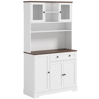 Hasuit | 71.6 Inch Tall Kitchen Pantry Storage Cabinet Modern Kitchen Hutch Cabinet with Doors and Shelves