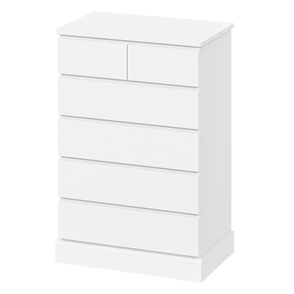 Hasuit | 40 Inch Dresser with 6 Drawer Tall Chest of Drawers Storage Organizer for Closet Modern Clothes Storage Tower