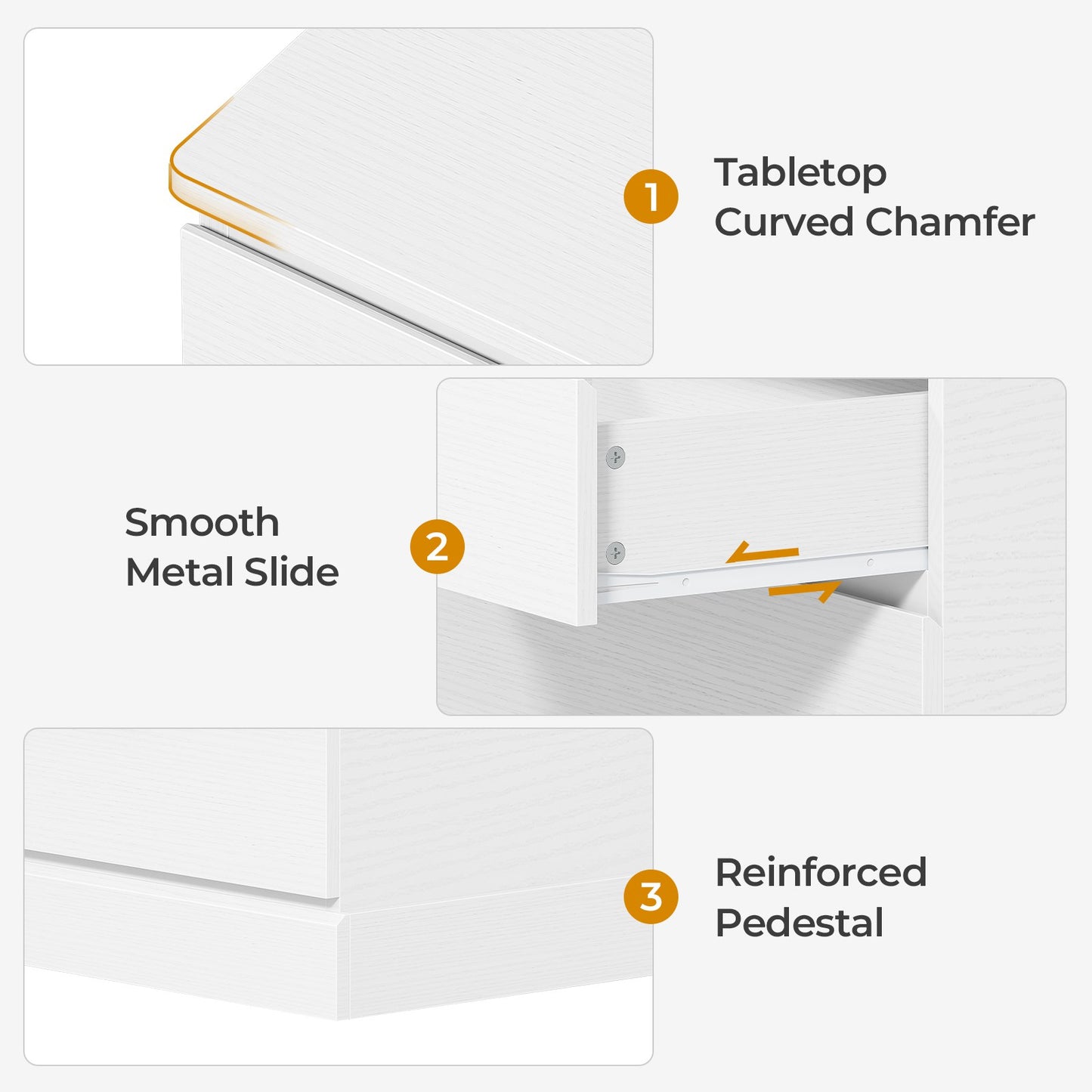 Hasuit | 40 Inch Dresser with 6 Drawer Tall Chest of Drawers Storage Organizer for Closet Modern Clothes Storage Tower