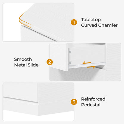 Hasuit | 40 Inch Dresser with 6 Drawer Tall Chest of Drawers Storage Organizer for Closet Modern Clothes Storage Tower