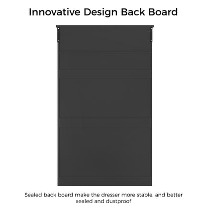 Hasuit | 55.6 Inch Tall 7 Drawers Dresser Large Chest of Drawers with Modern Wooden Vertical Storage Clothes Closet Organizer