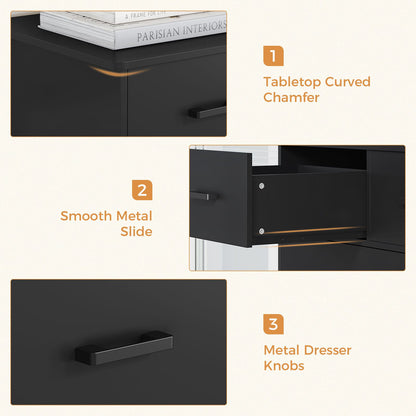 Hasuit | 55.6 Inch Tall 7 Drawers Dresser Large Chest of Drawers with Modern Wooden Vertical Storage Clothes Closet Organizer