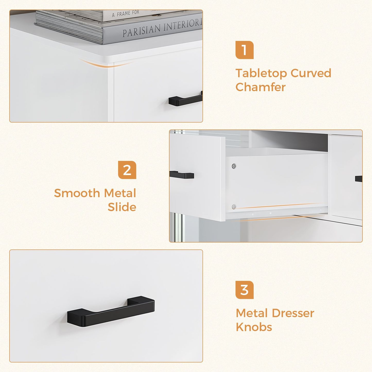 Hasuit | 55.6 Inch Tall 7 Drawers Dresser Large Chest of Drawers with Modern Wooden Vertical Storage Clothes Closet Organizer