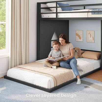 Hasuit | Twin Over Twin Bunk Bed with 9 Storage Drawers Bunk Beds for Kids with LED Lights and Charging Station