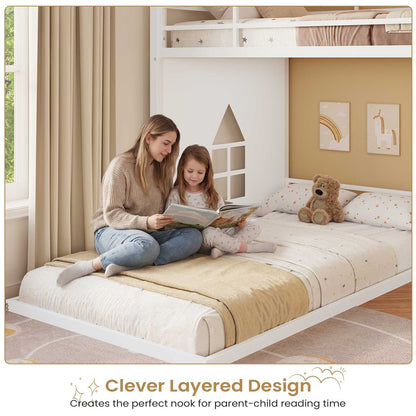 Hasuit | Twin Over Twin Bunk Bed with 9 Storage Drawers Bunk Beds for Kids with LED Lights and Charging Station