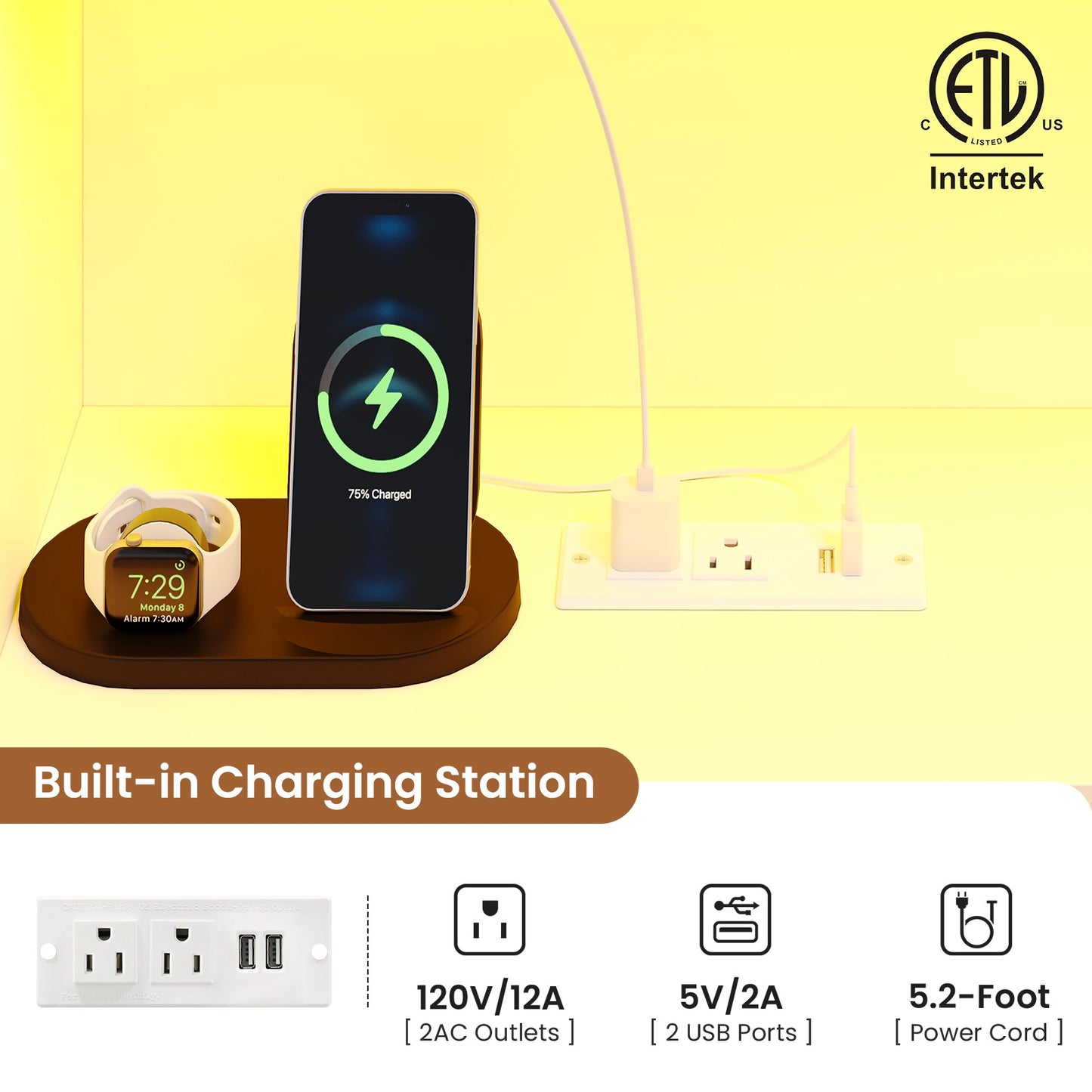 Hasuit | Corner Bed Frame with Storage Bookcase Modern Teenagers Bedframe with 2 Drawers Kids Bed Unit with Charging Station White