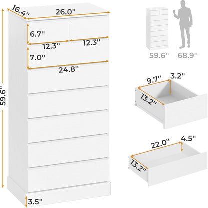 Hasuit 8 Dresser for Bedroom
